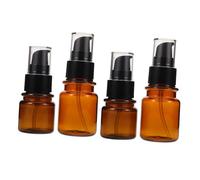 WRITWAA 4pièces Lot De Flacons De Voyage à Pompe Récipients Cosmétiques Vides Pour Soins Peau Crèmes Lotions Et Huiles Essentielles