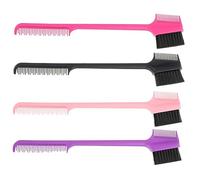 WRITWAA 4pièces Pinceaux Sourcils Inclus Peigne à Cils Et Brosse à Sourcils Pour Outil De Maquillage Féminin