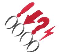 WRITWAA 4pièces Serre-têtes Lot de Flèche Motif Accessoires Cheveux Fête Anniversaire Mariage Symbole Point Interrogation Couvre-chef Ludique