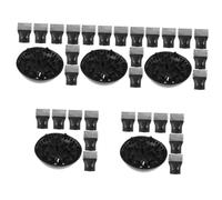 WRITWAA 5 Ensembles accessoire sèche-cheveux pour sèche-cheveux peigne diffuseur pièce jointe Buse hair charms hair toppers pièce sèche-cheveux accessoire de sèche-linge pa (nylon) Black
