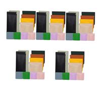 WRITWAA 5 Ensembles De Rangement Portatif Taille Trousse De Maquillage Voyage Petits À Cosmétiques pour Femmes Conteneur De Stockage De Maquillage Cas Unité Centrale 10 Pièces * 5