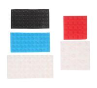WRITWAA 5 Feuilles Autocollants Braille en Silicone pour Malvoyants et Personnes Âgées, Application Facile, Norme Braille, Adaptés aux Bouteilles de Remède et Boutons D'appareils