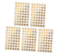 WRITWAA 5 feuilles Autocollants Étoiles Récompense Scolaire Étoiles Foil pour Garçon Fille Motivation Comportement Enseignants Salle de Classe