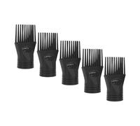 WRITWAA 5 pièces Accessoire pour Sèche-cheveux Peigne Plastique pour Coiffage Embout Démêlant Canalisation Air Concentrée Adapté Cheveux Bouclés et Raides Usage Professionnel et