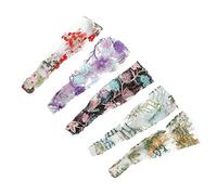 WRITWAA 5 Pièces accessoires pour cheveux foulard accessoires de cheveux pour femmes Bandeau violet bouclé Noir bandana de cheveux Turban Bandbands pour femmes bandana pour femme en tissu