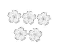 WRITWAA 5 pièces Boutons Décoratifs Alliage de Zinc avec Strass Boutons Petits pour Vêtements Adaptés pour Manteaux Chemises et Tricot Accessoires Couture Pratiques et Élégants