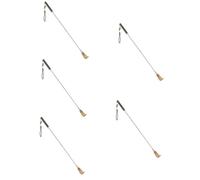 WRITWAA 5 Pièces grattoir télescopique lombes gratte- accessoire massage accessoires massage gratte portable grattoir à plâtre pour soulager les démangeaisons plastique