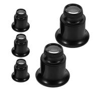 WRITWAA 5 Pièces Loupe horloger Lunettes grossissantes tête Fixe Confortables pour réparation Montres Bijoux Professionnels 20x 5pcs