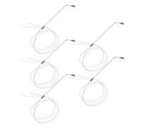 WRITWAA 5 pièces Maison de Poupée Accessoires Urbains Compacts Lampadaires de Rue Durables pour Modélisme Ferroviaire et Micro-paysages