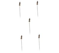 WRITWAA 5 Pièces outil de tirage de tisonnier à cigares cueillette de cigares dessiner un outil de kit d'outils de tirage de cigares cuivre