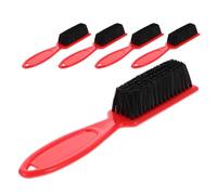 WRITWAA 5 Pièces Peigne à Raser pour Moustaches avec Manche Long en Plastique Portable pour Hommes, Brosse à Barbe pour Modeler et Entretenir la Barbe la Maison Bureau