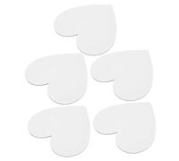 WRITWAA 5 Pièces Planche à Dessin Cœur Coton Épais Panneau pour Peinture à Huile Acrylique DIY Artistes Stabilité et Portabilité