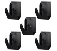 WRITWAA 5 Pièces Support Mural Noir en Plastique pour Lecteurs de Codes-Barres Portables, Solution Stable sans Utilisation des Mains pour Environnements Commerciaux