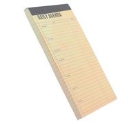 WRITWAA 50 Feuilles Agenda Hebdomadaire Compact pour Organisation avec Couverture Rigide et Pages Résistantes pour Bureau et Études