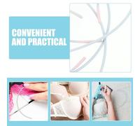 WRITWAA 50 Paires D’Armatures de Soutien-Gorge en Fil Métallique Peint Taille 34 Remplacement D’Armatures pour Soutiens-Gorge à Armatures Féminins Accessoire de DIY pour Réparation et