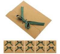 WRITWAA 50 Pcs Enveloppes Vintage en Papier Kraft Vert pour Lettres Protection Vie Privée et Format Portable pour Bureau et Usage Quotidien
