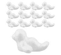 WRITWAA 50 Pièces Bloc de Mousse Blanche de Petit Phoque Miniature pour Bricolage Diy, Matériau en Mousse, Décoration de Fête D'anniversaire Créative et Polyvalente