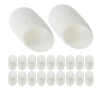 WRITWAA 50 Pièces Cocon de Beauté en Soie de Ver à Soie Blanc pour Femme, Exfoliant Visage, Hydratation Améliorée, pour Soins à Domicile et Spa