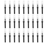 WRITWAA 50 Pièces Convertisseur à Piston 0,34 pour Stylos-plumage, Plastique Noir, Remplissage Propre et Polyvalent, pour Recharge D'encre en Bouteille