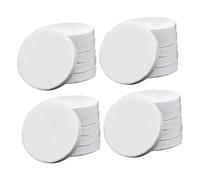 WRITWAA 50 Pièces Poix de polissage et de polissage exfoliant adhésif pour disque de polissage des ongles Clous coussin de polissage bandes de ponçage pour ongles Eva blanche