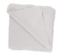 WRITWAA 50 Pièces Tissu de lingette de polissage lunettes lingettes spectacle peluche en gros serviettes de nettoyage en verre chiffon de nettoyage en microfibres fibre superfine Gris
