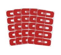 WRITWAA 50pièces Autocollants De à Garde Anti-déversement Pour Manucure Outil De Nail Art Shaped Rouge