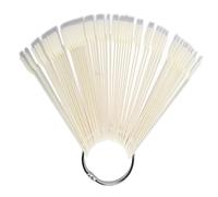 WRITWAA 50Pièces Bâtons Affichage De Vernis à Ongles Pour Pratique Et Formation Nail Art Outils De Robustes Et Faciles à Utiliser Échantillons