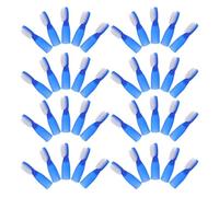 WRITWAA 50pièces Lot de Brosses à Dents pour Prison Mini Poils Souples Manche Court Hygiène de Voyage Lot Institutionnel