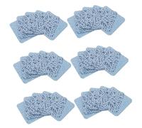 WRITWAA 540 Pièces Lingettes Manucure et Absorbantes Tissu pour Retrait Vernis Gel et Colle Nettoyage Ongles Sans Usage Professionnel et Voyage Bleu Ciel