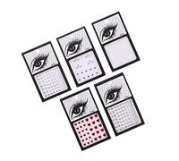 WRITWAA 5feuilles Autocollants Corps Femme Bijoux Visage Paillettes Festival Tatouage Temporaire Mix Blanc Rouge