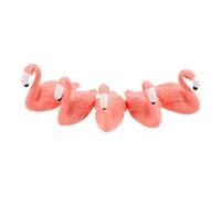 WRITWAA 5pièces Figurines De Flamant Rose Résine Pour Pratique Des Ongles Main Pour Formation Nail Art Support De