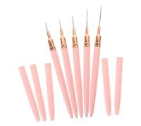 WRITWAA 5pièces Lot De Pinceaux Pour Manucure Et Nail Art Pour Dessiner Des Lignes Et Motifs Fins Ongles