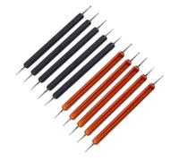 WRITWAA 5pièces Lot de Stylets à Double Embout Outils de Peinture à Points Pointillage pour Aquarelle Acrylique la Sculpture Modelage