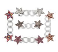 WRITWAA 5pièces Peigne à Cheveux De Accessoires De Coiffure Outils De Finition Pour Cheveux Bouclés Fins Ou Épais Place Lors Bain Et Maquillage Gunmetal