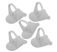 WRITWAA 5pièces Support Mural Autocollant Pour Gel Douche De Porte-bouteilles Adhésifs Pour Salle De Bain Et Cuisine Organisateur Pratique Pour Et