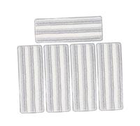 WRITWAA 5pièces Têtes De Balai Réutilisables Microfibre Lingettes De Nettoyage Lavables Et Essorables Recharges De Balai pour Sols Durs Et Carrelage