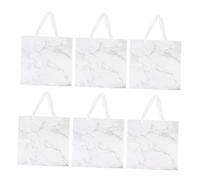 WRITWAA 6 Pièces à Main En Marbre Coffrets De Bouquet De Fleurs D'emballage De Fleurs De Bouquet De Fleurs D'emballage De Bouquets Blanche Carton Blanc