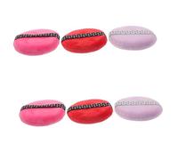 WRITWAA 6 Pièces Big Powder Puff Set Extra Soft Large Round Makeup Applicators For Loose And Setting Powder Ergonomic Design For Precise Application Reusable And Washable