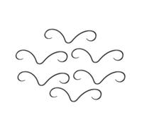 WRITWAA 6 Pièces Bijoux de Piercing Septum Accessoires de Piercing de Nez Acier Inoxydable avec Design de Moustache pour Hommes et Femmes Élégance et Confort