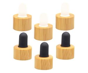 WRITWAA 6 Pièces Bouchon Compte-gouttes De Bouteille Couvercles De Bouteilles D'huiles Essentielles Couvre-bouteilles D'huiles Essentielles Couvercle Compte-gouttes D'huile Plastique