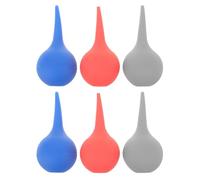 WRITWAA 6 Pièces Boule de Lavage D'oreille en Pvc 75ml Aspiration Précise et Design Compact pour Soins Auditifs à Domicile Voyage, Adaptée Adultes et Garçon et Filles