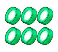 WRITWAA 6 Pièces Dispositif Portable en Plastique avec Éponge Vert Transparent pour Protéger les Billets Lors du Comptage D'argent en Finance et Caisse