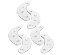 WRITWAA 6 Pièces Fer Chaussures Antidérapantes Talons pour de Autocollants pour Éviter Usure Adaptées et