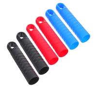 WRITWAA 6 Pièces Manchons de Remplacement Dérapants pour Manche de Balai et Serpillière avec Crochet de Suspension Compatibles avec Tubes de Capuchons Fins Plastique pour Outils de