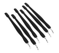 WRITWAA 6 Pièces Outils de Manucure pour Soins Ongles Kit de Beauté pour Salon Accessoires de Pousse Cuticules pour Ongles Éblouissants