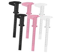 WRITWAA 6 Pièces Règle de mesure des sourcils front jauge de façonnage cartographie outil de shaper de sourcils Se maquiller souverain des sourcils règle de tatouage des sourcils Plastique