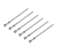 WRITWAA 6 Pièces Set de Manucure Boule pour Perceuse à Ongles Accessoires pour Nettoyage Cuticules Ponçage et Polissage Gel Outil Professionnel pour Préparation Pose et Entretien Ongles