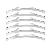 WRITWAA 6 ressorts plats d'angle pour fenêtre - Clips de fixation en acier manganèse pour moustiquaire, fixant solidement la moustiquaire dans le rail en aluminium