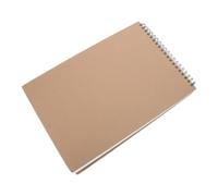 WRITWAA 60 Feuilles Spiral Bound Sketchbook Hard Cover Blank Drawing Pad For Artists Students Portable Cardboard Cover Sketch Book