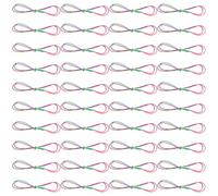 WRITWAA 60pièces Lot De Élastiques à Tresser Colorés Assortis Accessoires De Coiffure Pour Tresses Diy Femmes Et Filles